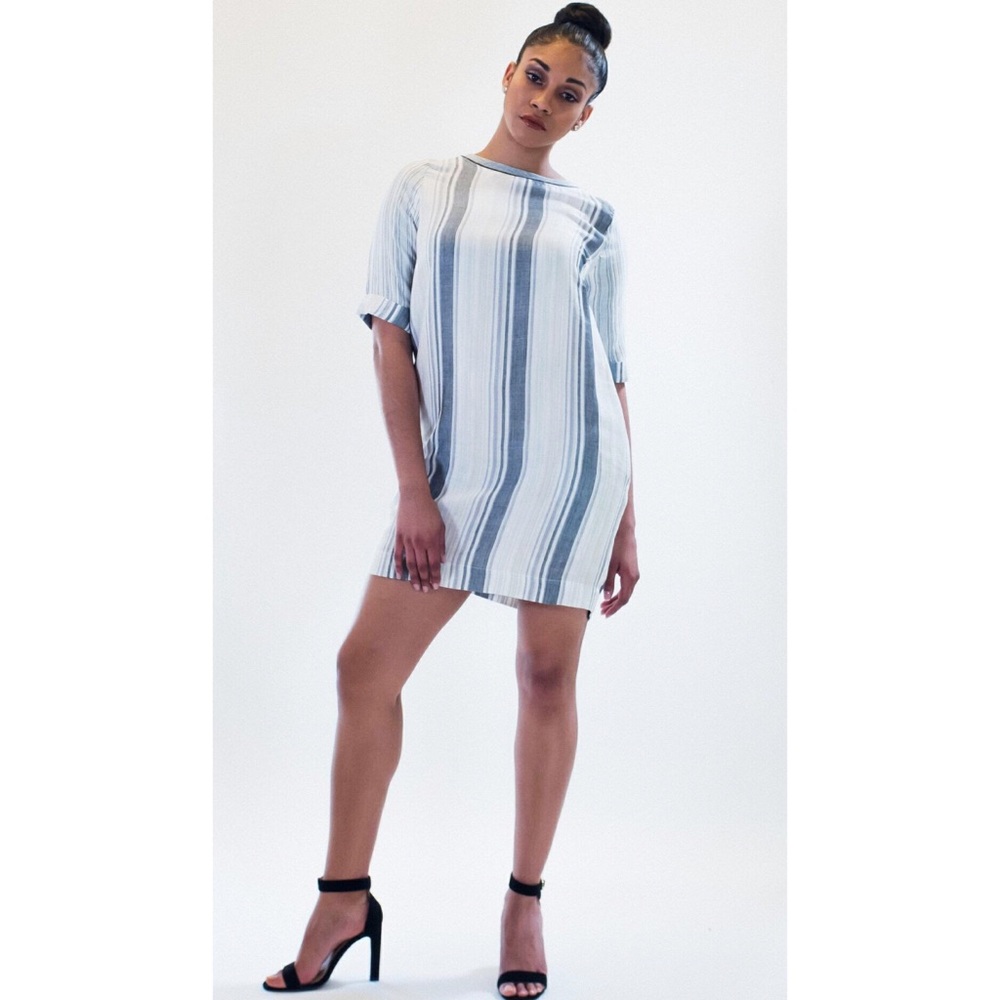 Stripe Linen Dress